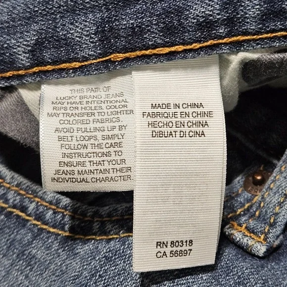 Lucky Brand 410 Jean Men 38x32* Blue Athletic Slim Fit Cotton Blend Stretch - Picture 5 of 10